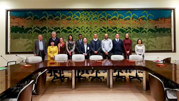 世界銀行農業實踐局南亞區辦事處朱旭華作匯報現場